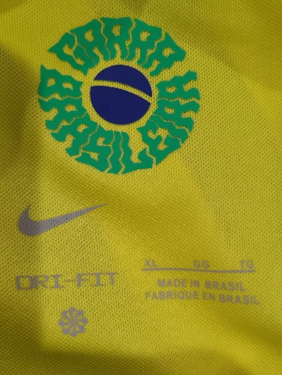Nike Authentic Brazil National Team 2022 Soccer Jersey - Num. 10 Neymar Jr. - Picture 7 of 11